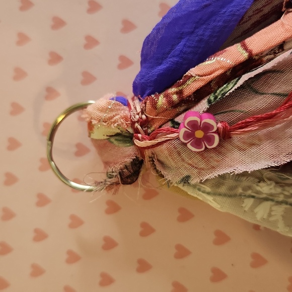 Boho hippie tassel keychain  jr9 - Picture 3 of 6